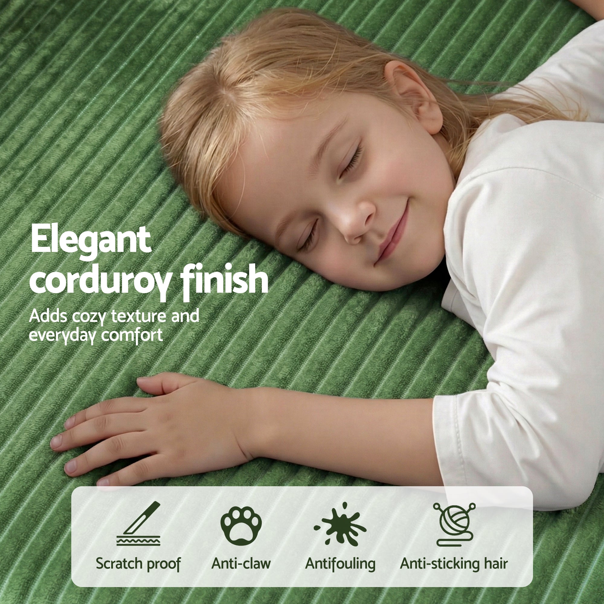 Virello 3-Seater Sofa Green