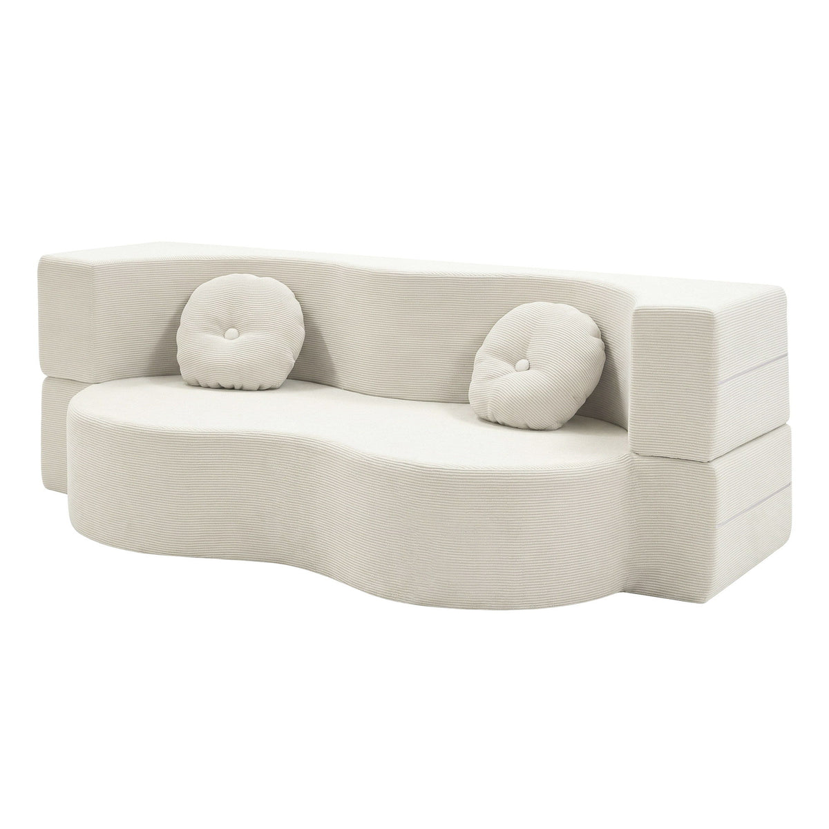 Auren 2-Seater Sofa Bed Beige