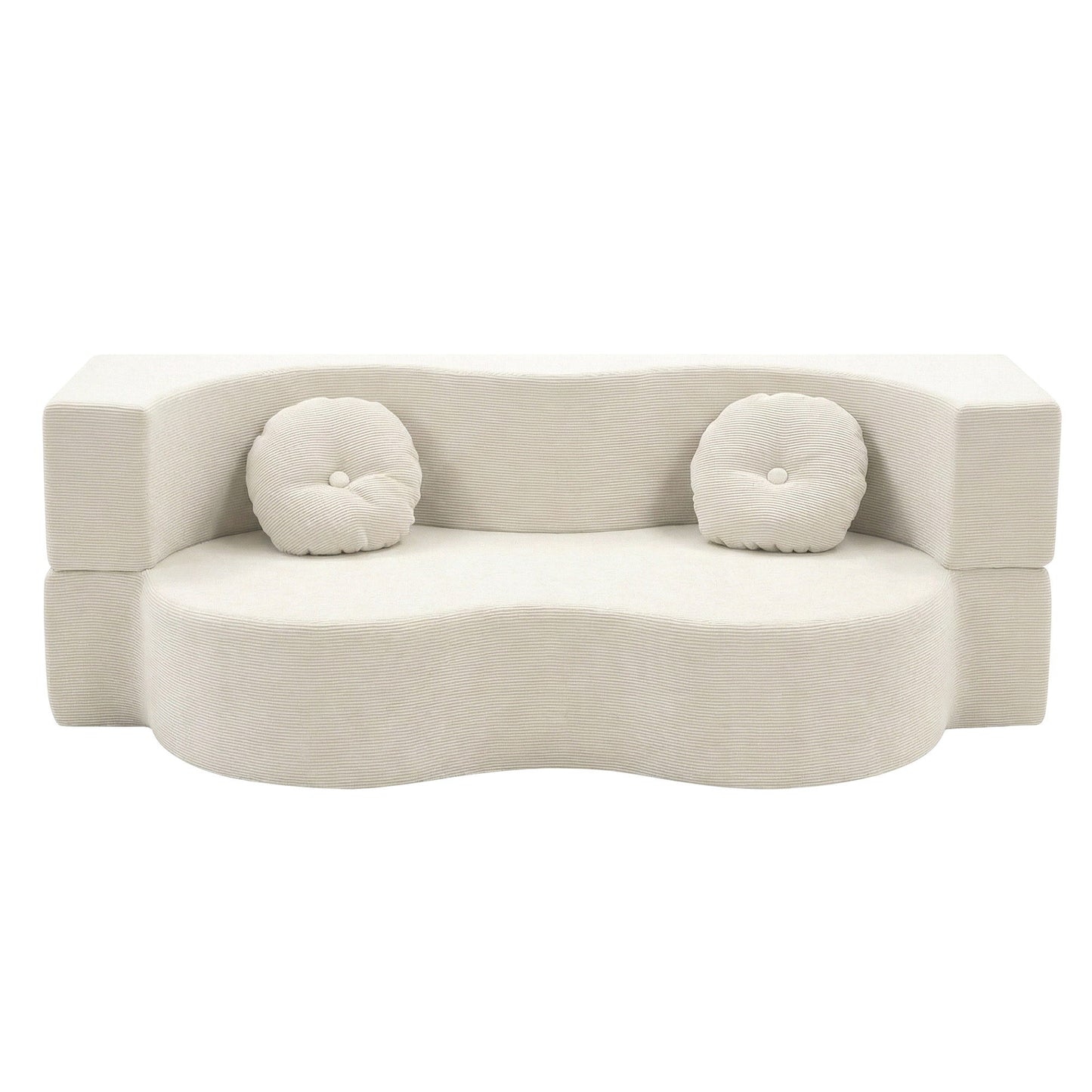 Auren 2-Seater Sofa Bed Beige