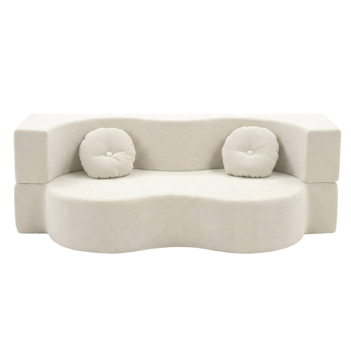 Auren 2-Seater Sofa Bed Beige