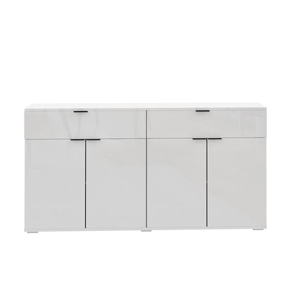 Lumin High Gloss Sideboard White