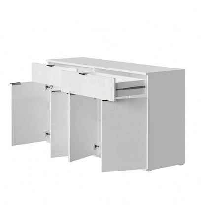 Lumin High Gloss Sideboard White