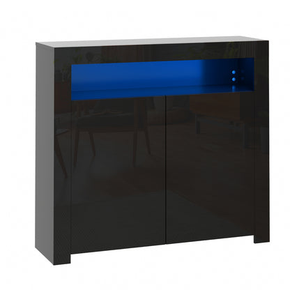 Arslan LED Sideboard Buffet Black