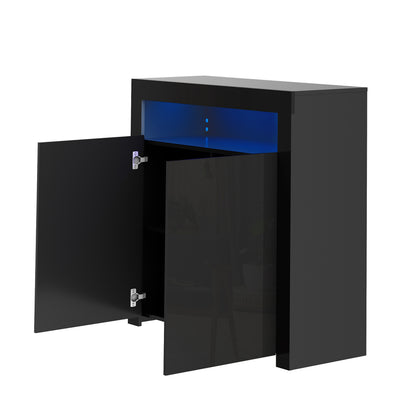 Arslan LED Sideboard Buffet Black