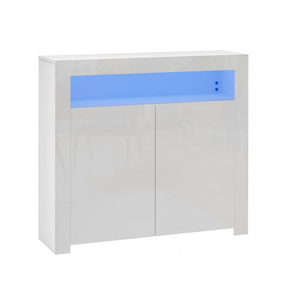 Arslan LED Sideboard Buffet White