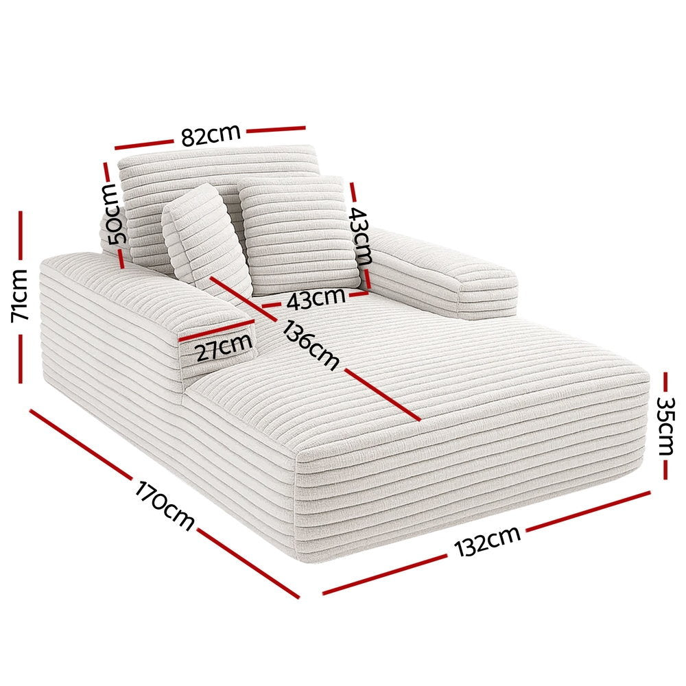 Aveline 2-Seater Sofa Bed Beige