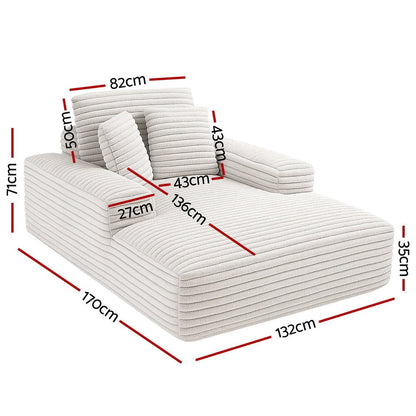 Aveline 2-Seater Sofa Bed Beige