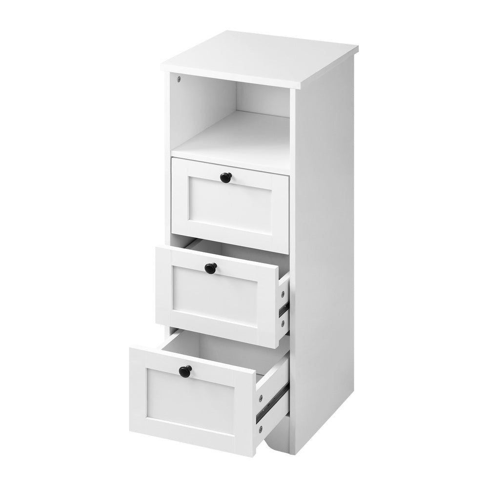 Aurora Tallboy Sideboard White