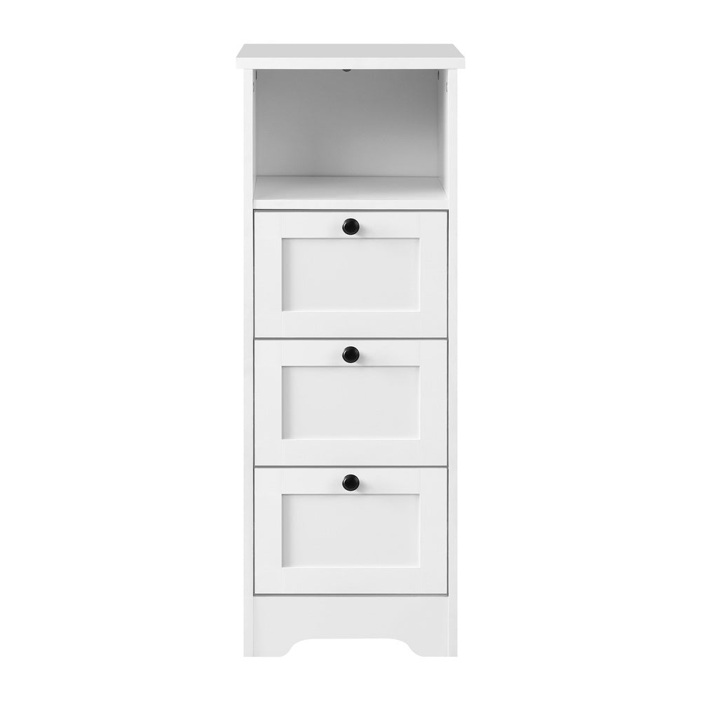 Aurora Tallboy Double Sideboard White