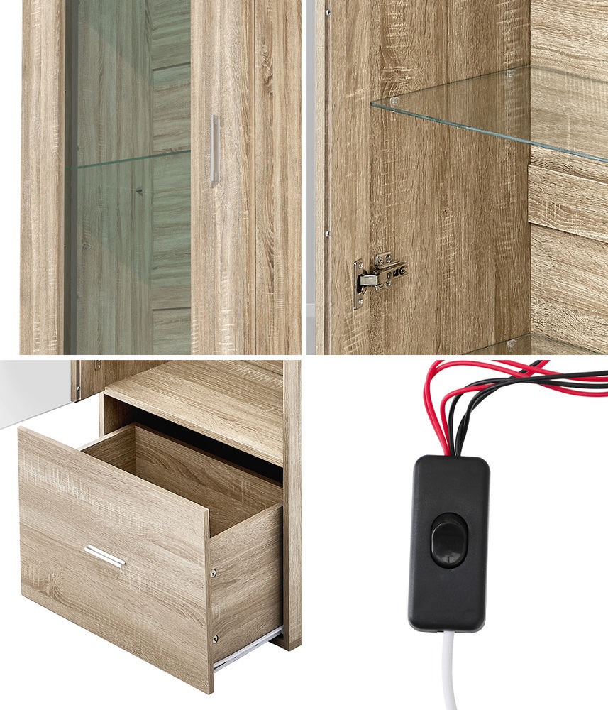 Colorado LED Sideboard Oak