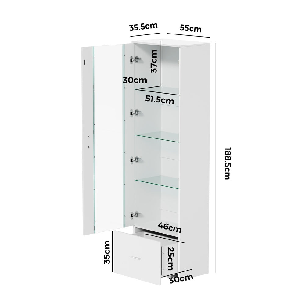Colorado LED Sideboard White