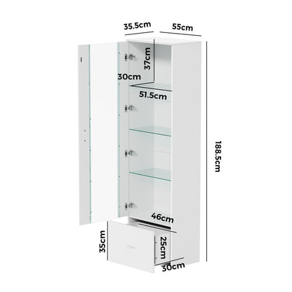 Colorado LED Sideboard White