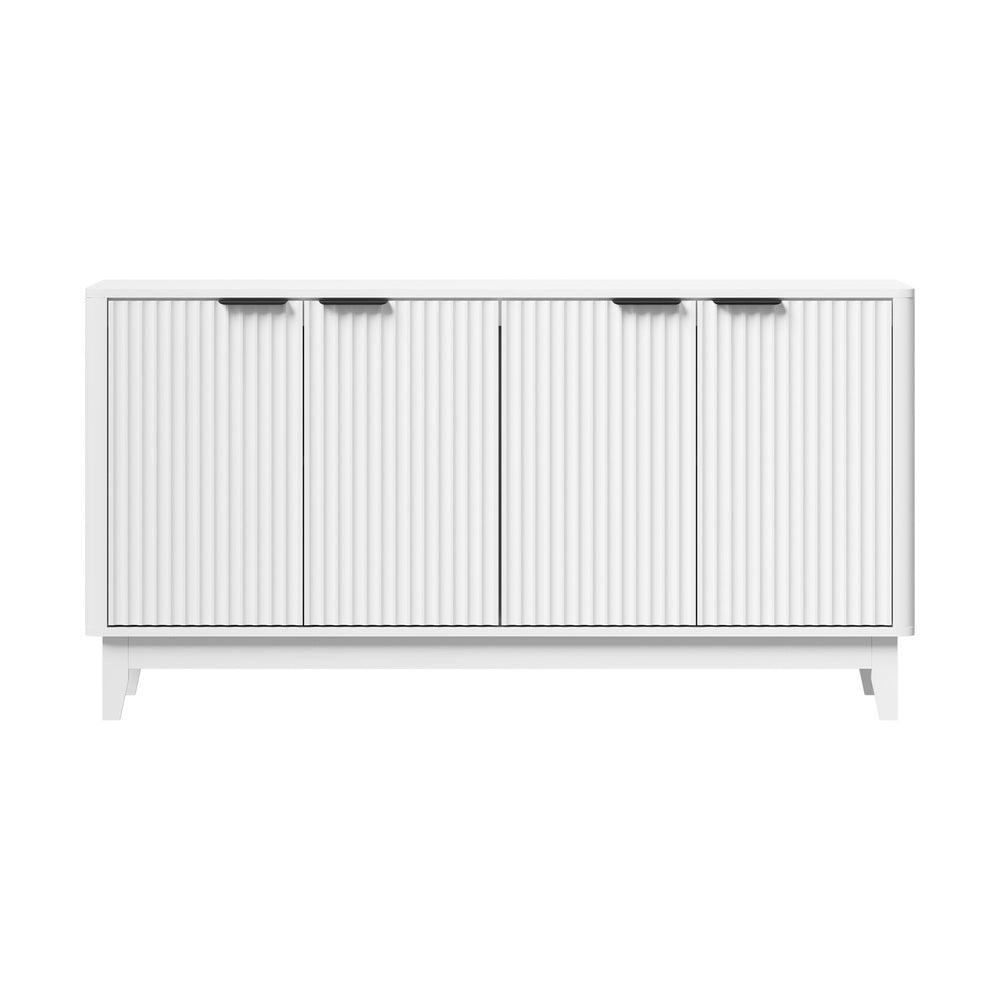 Vista 4 Door Sideboard White