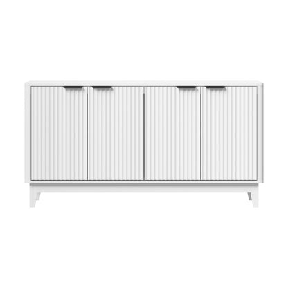 Vista 4 Door Sideboard White