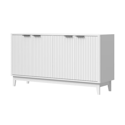 Vista 4 Door Sideboard White