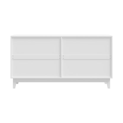 Vista 4 Door Sideboard White