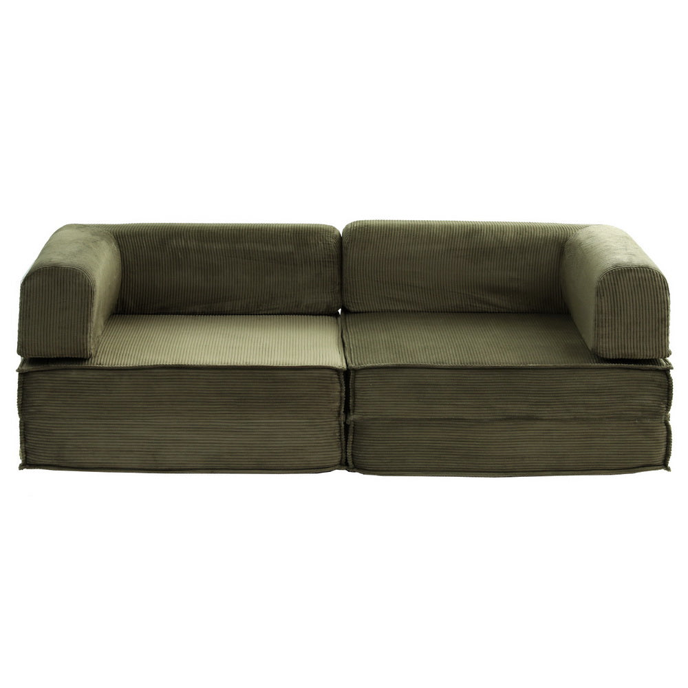 Calder 2-Seater Sofa Bed Green