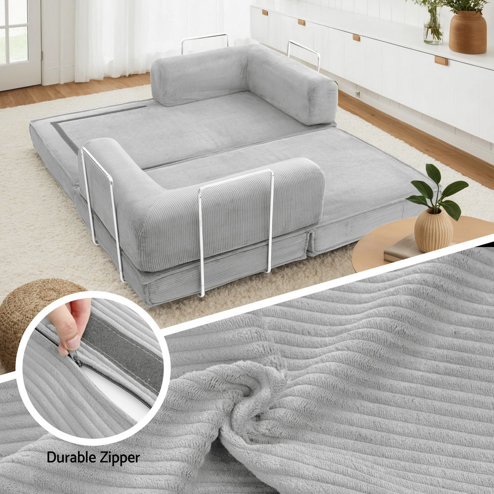 Calder 2-Seater Sofa Bed Grey