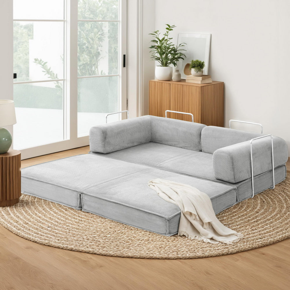 Calder 2-Seater Sofa Bed Grey