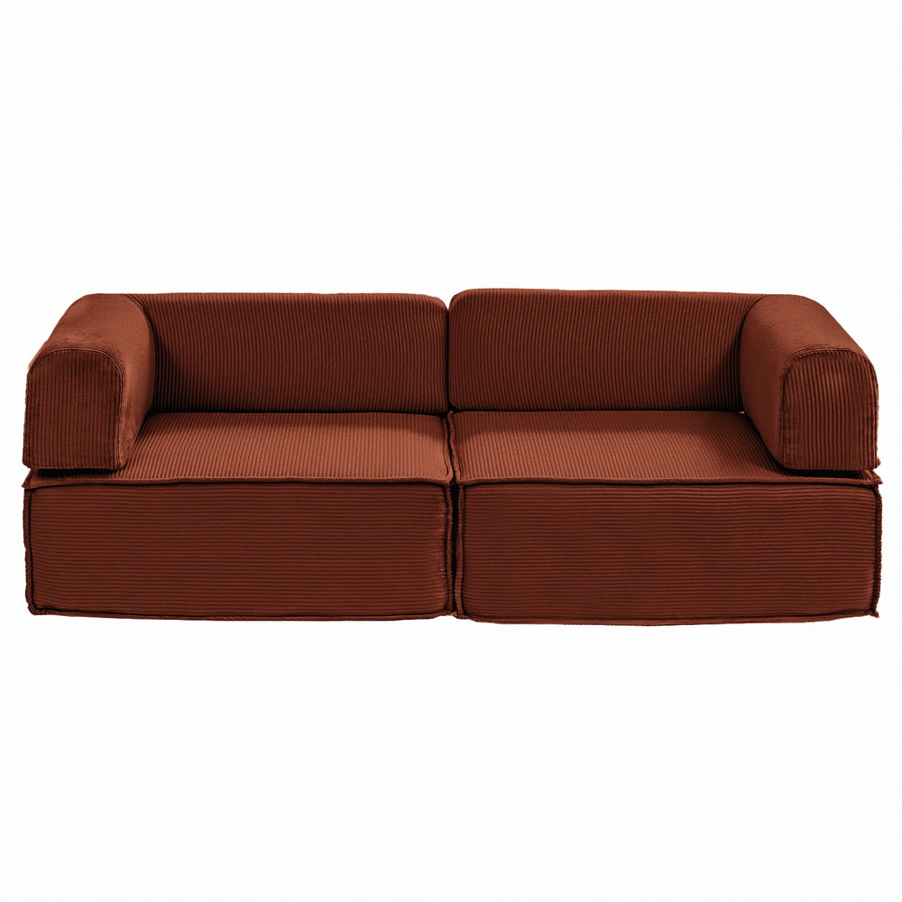 Calder 2-Seater Sofa Bed Brown