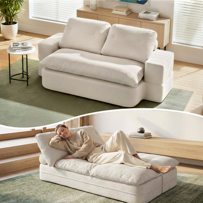 Cove 2-Seater Sofa Bed Beige