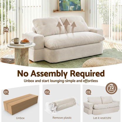 Cove 2-Seater Sofa Bed Beige
