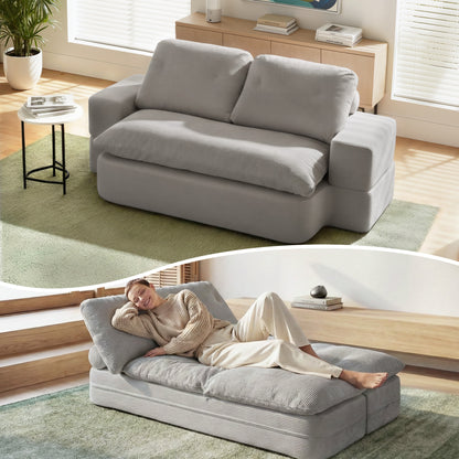 Cove 2-Seater Sofa Bed Grey