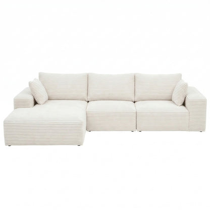 Bellario 3-seater Sofa Bed White