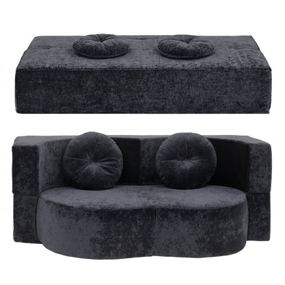 Luca 2-Seater Sofa Bed Grey
