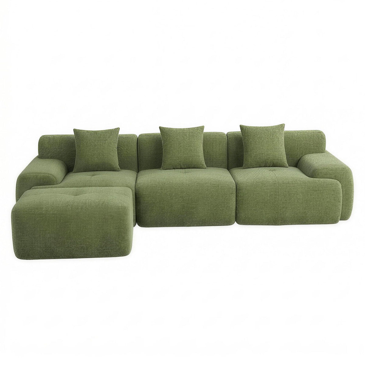 Valerio 4-seater Sofa Bed Green