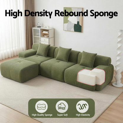 Valerio 4-seater Sofa Bed Green
