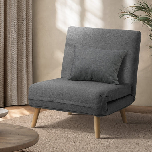 Tabitha Linen Fabric Sofa Bed