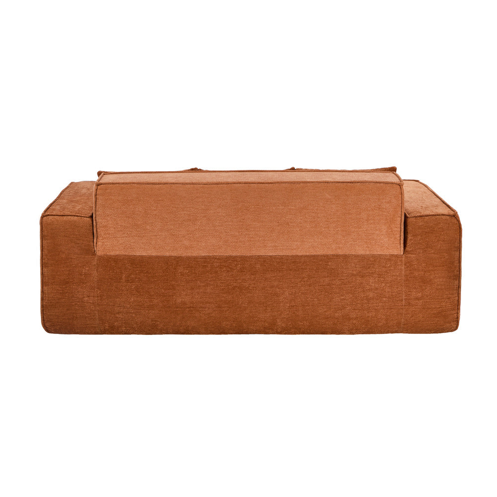 Harold 3 Seater Compressed Sofa Brown