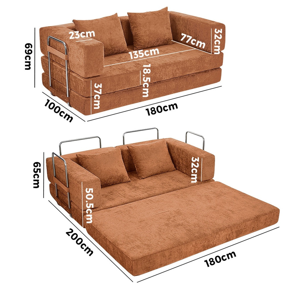 Elena 3 Seater Compressed Sofa Bed
