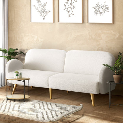 Kael 3 Seater Sofa Bed White
