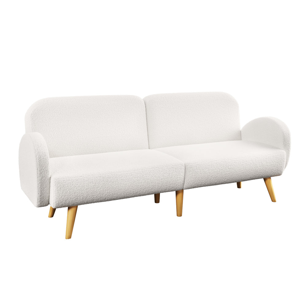 Kael 3 Seater Sofa Bed White