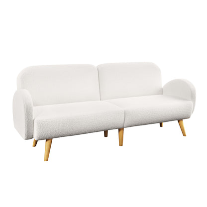 Kael 3 Seater Sofa Bed White