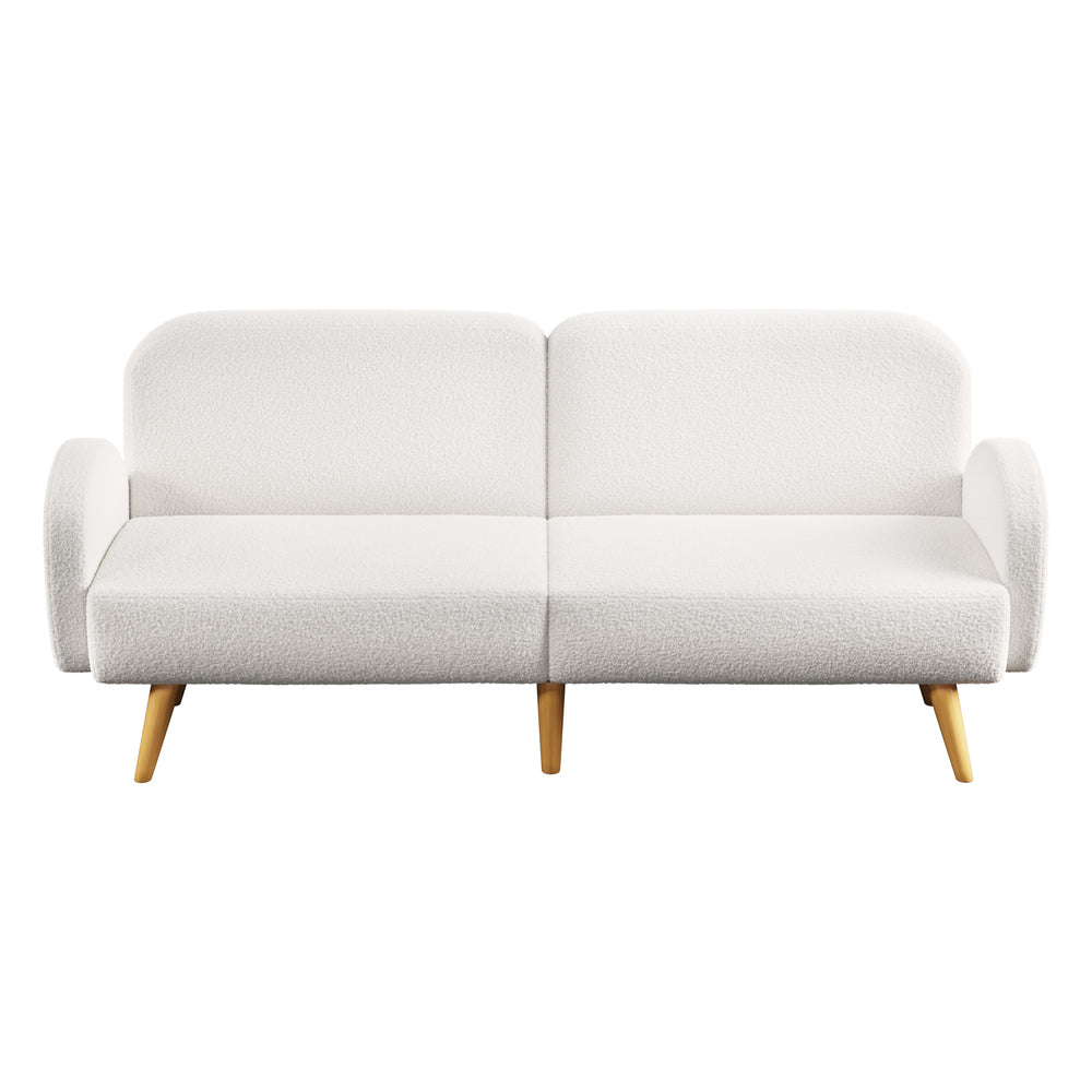 Kael 3 Seater Sofa Bed White