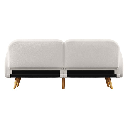 Kael 3 Seater Sofa Bed White