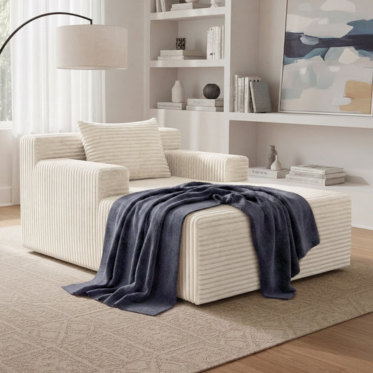 Bergwick 1 Seater Corduroy Sofa Bed