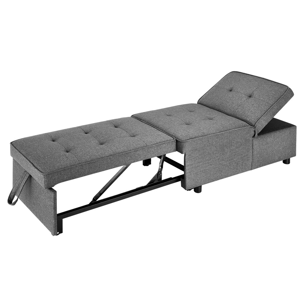 Caribou 1 Seater convertible Sofa Bed Gray