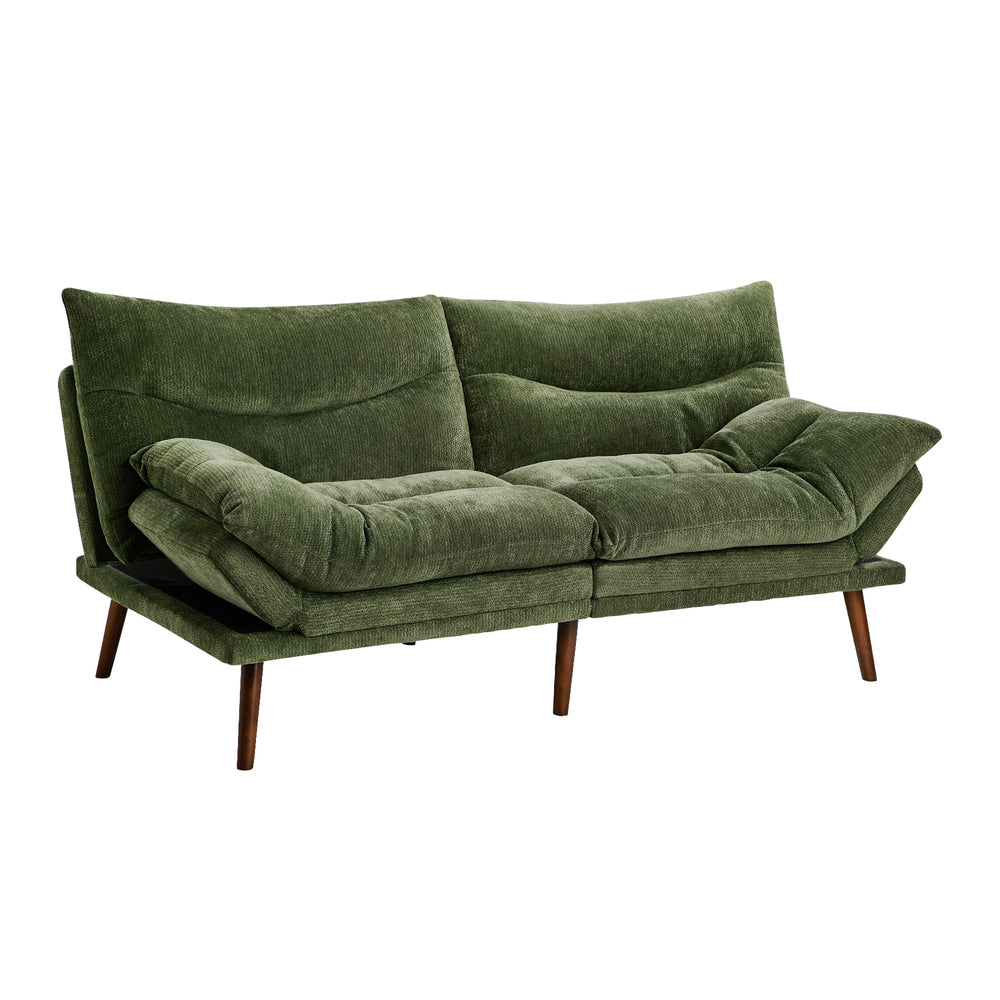 Allora 3 Seater Sofa Bed Green