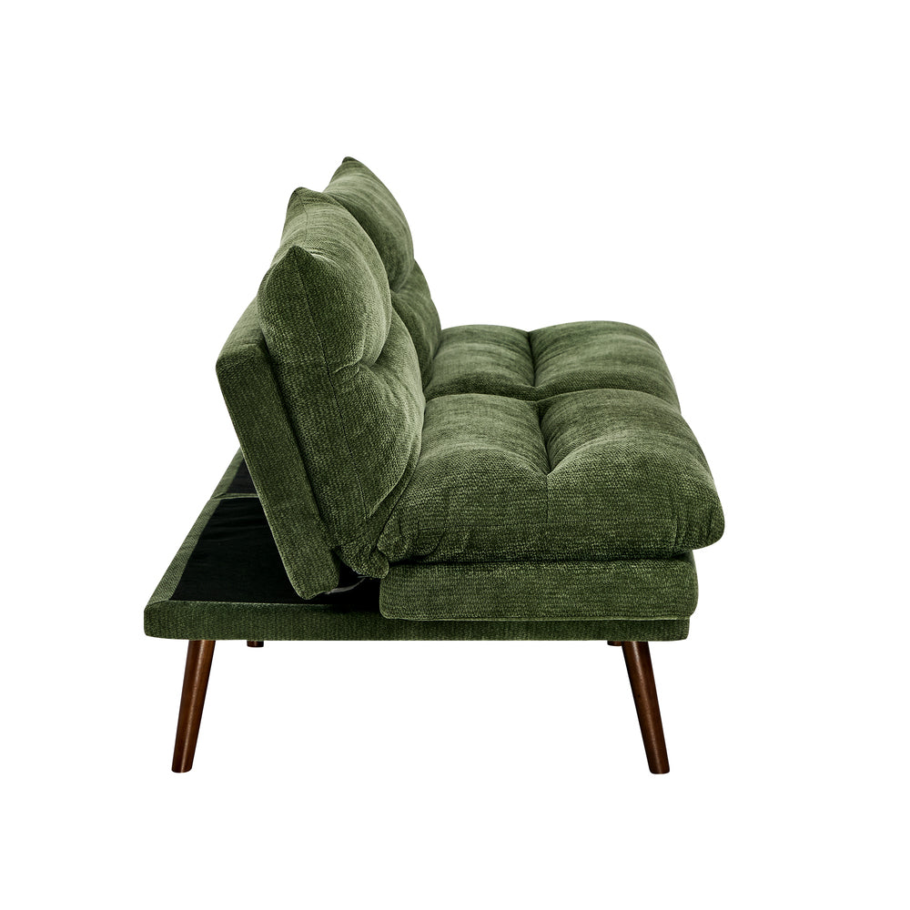 Allora 3 Seater Sofa Bed Green