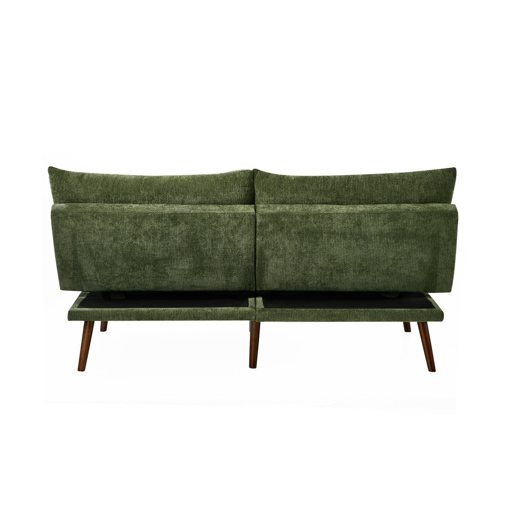 Allora 3 Seater Sofa Bed Green