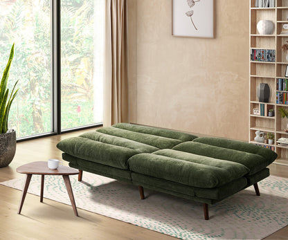 Allora 3 Seater Sofa Bed Green
