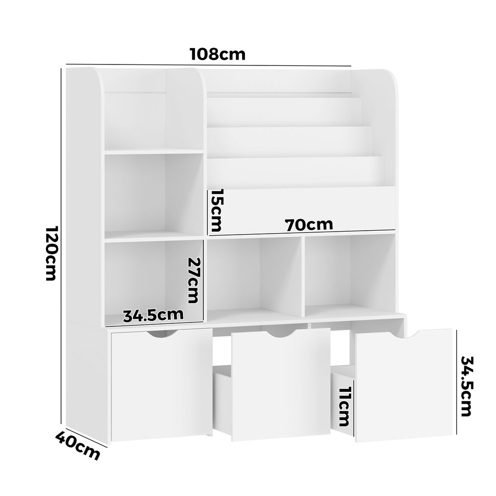 Kids' Talia Bookcase with Storage