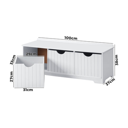 Kids' Willow 3 Drawer Toy Storage