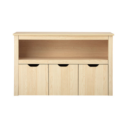 Kids' Mika Bookshelf & Toy Storage Natural
