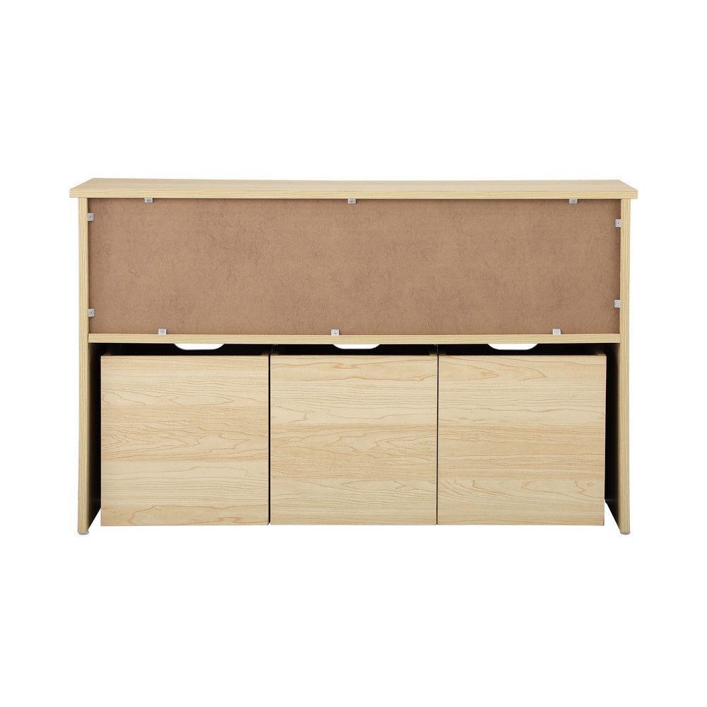 Kids' Mika Bookshelf & Toy Storage Natural