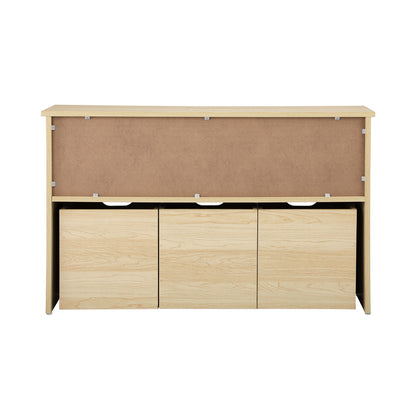 Kids' Mika Bookshelf & Toy Storage Natural